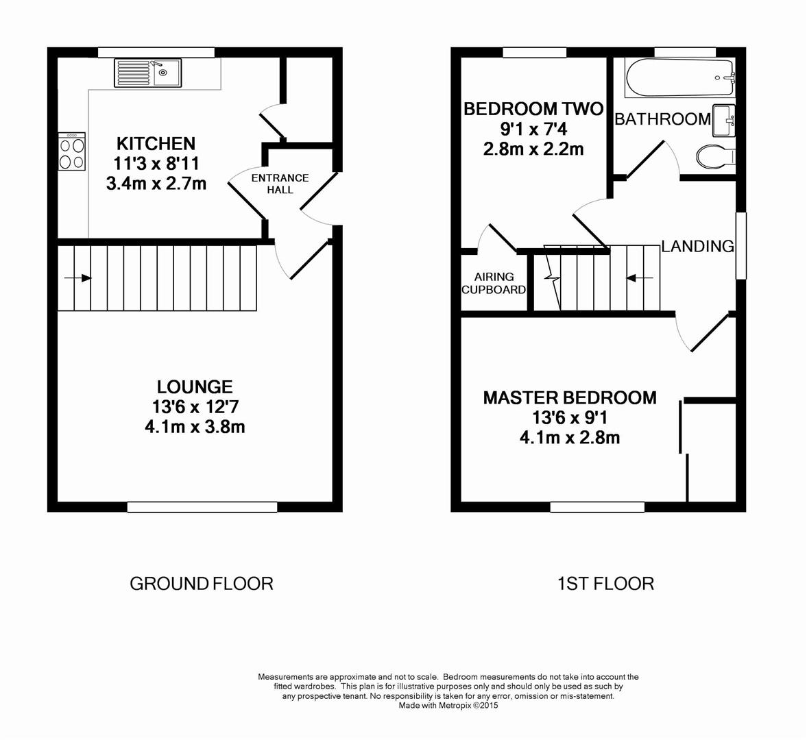 Floorplan for Primrose Copse, Horsham